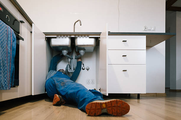 Professional Drain Cleaning technician working in Deep River, CT